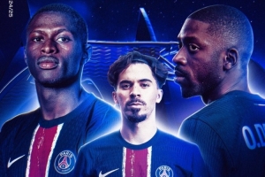 百家乐官网-巴黎发布对阵维拉海报：登贝莱、维蒂尼亚、努诺-门德斯出镜